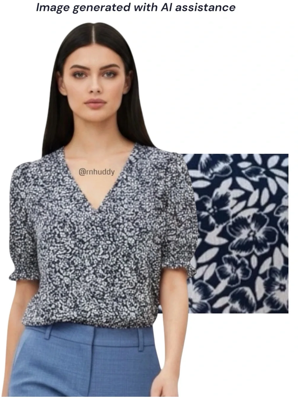 NWT J. Crew XS navy/white top